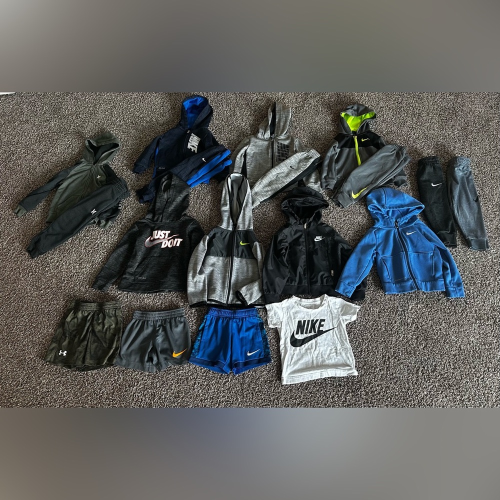Nike, Under Armour, Hurley Kids' Activewear Collection - sizes 2T and 24 Months
